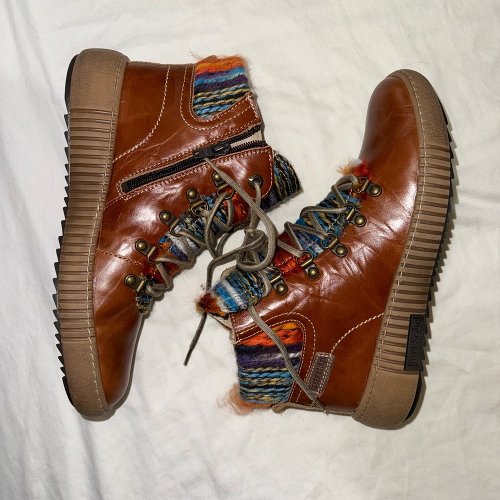 Josef Seibel Leather Booties